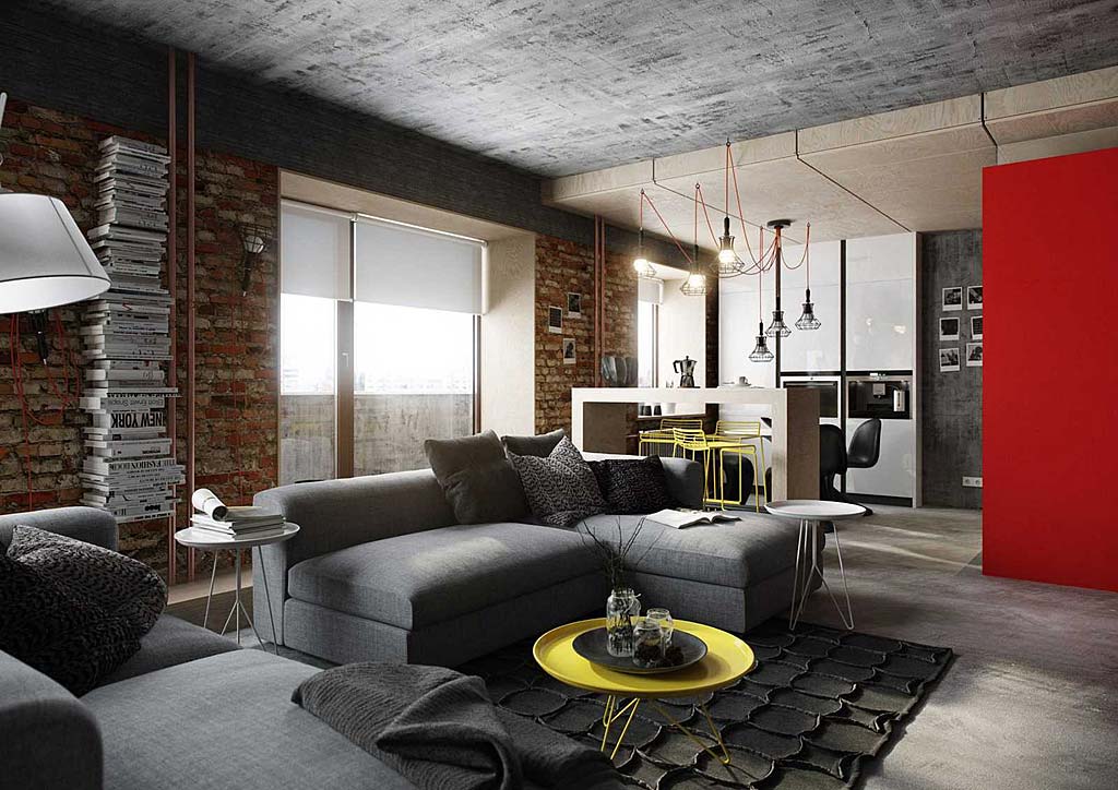 shkafy v stile loft industrialnyy shik v interere